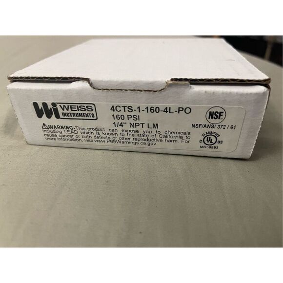 Weiss Instruments Industrial pressure gauge 4CTS-1-160-4L-PO - Picture 2 of 2